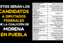 “Morena Revela sus Fichas para las Diputaciones Federales en Puebla”